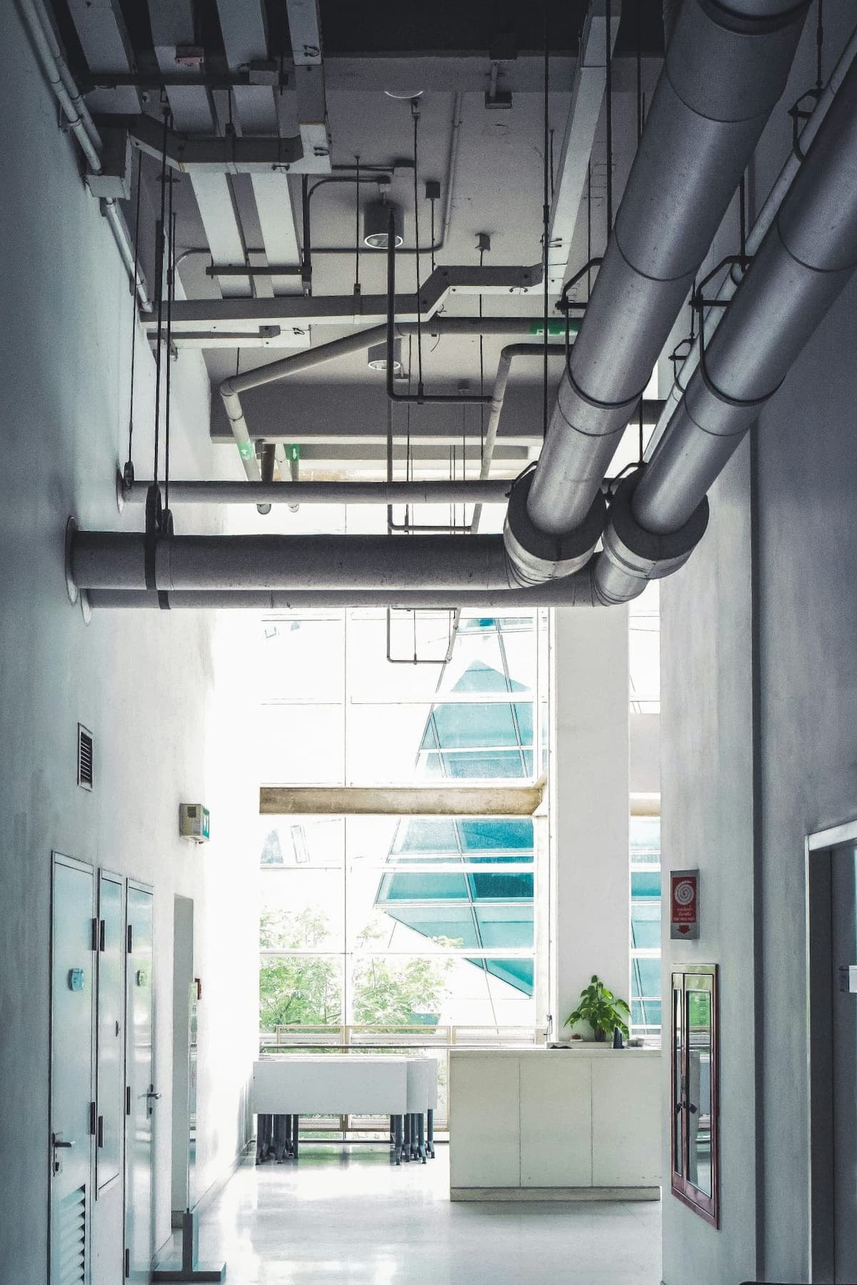 Ventilation system in a building